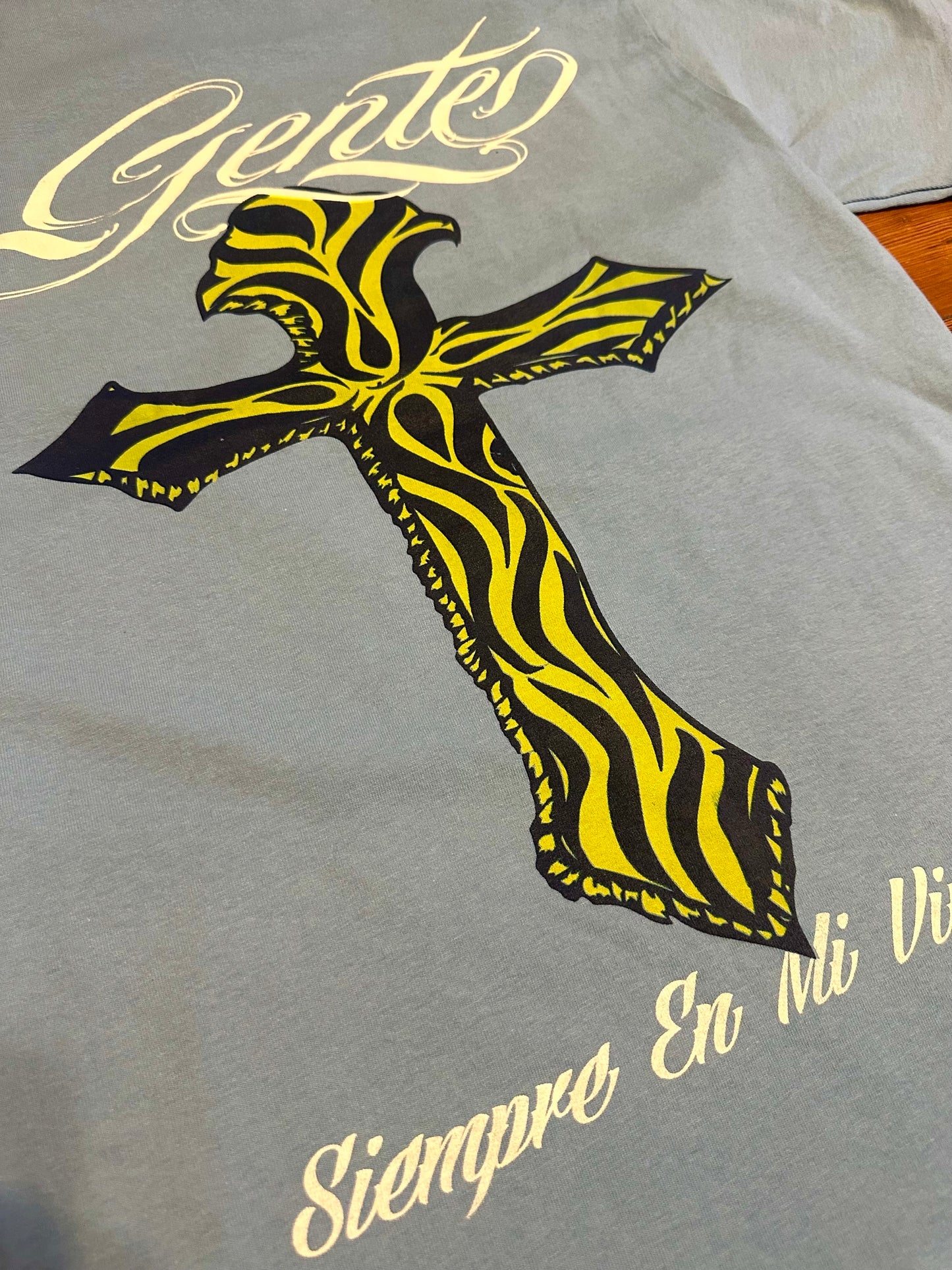 Siempre en mi Viviras - Light Blue Tee