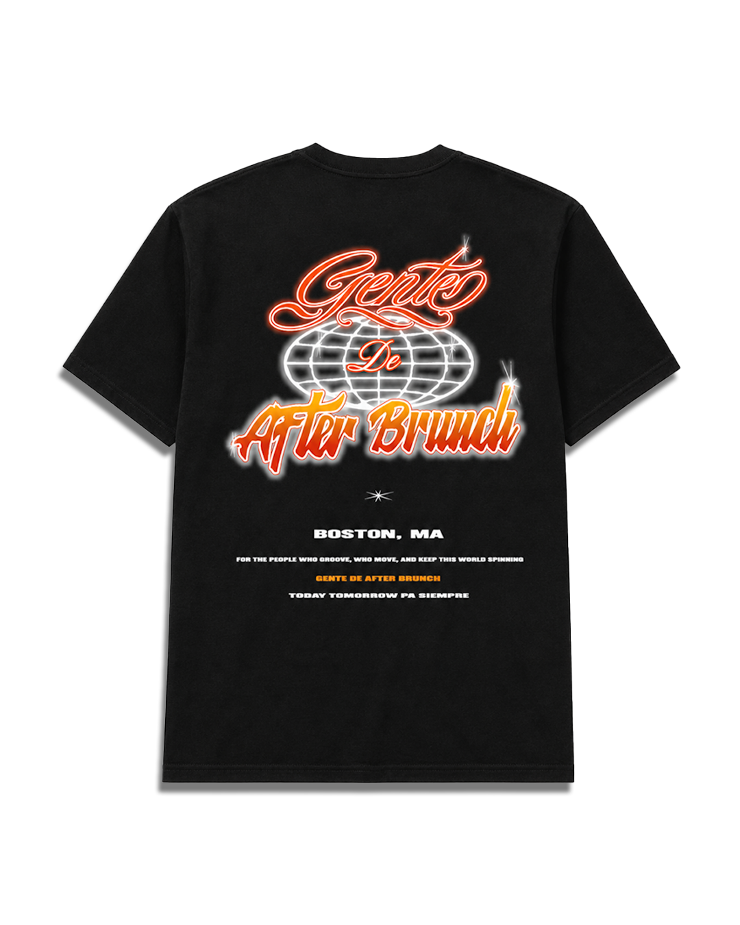 Gente x After Brunch - black tee