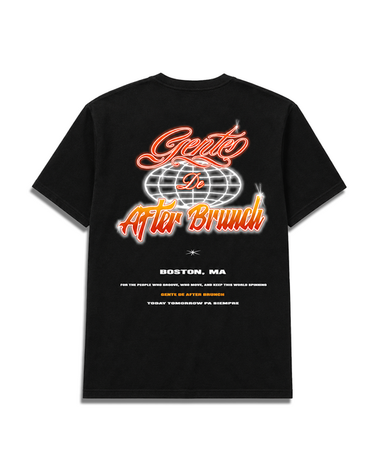 Gente x After Brunch - black tee