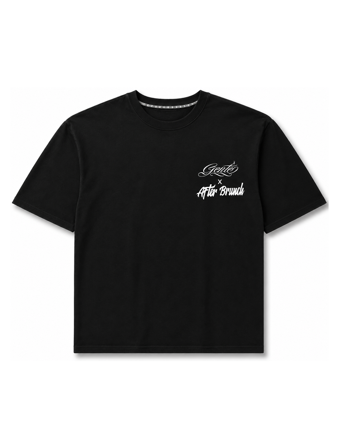 Gente x After Brunch - black tee