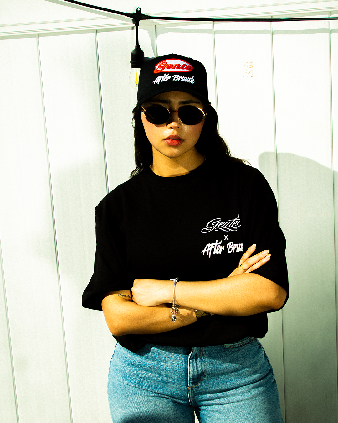 Gente x After Brunch - black tee