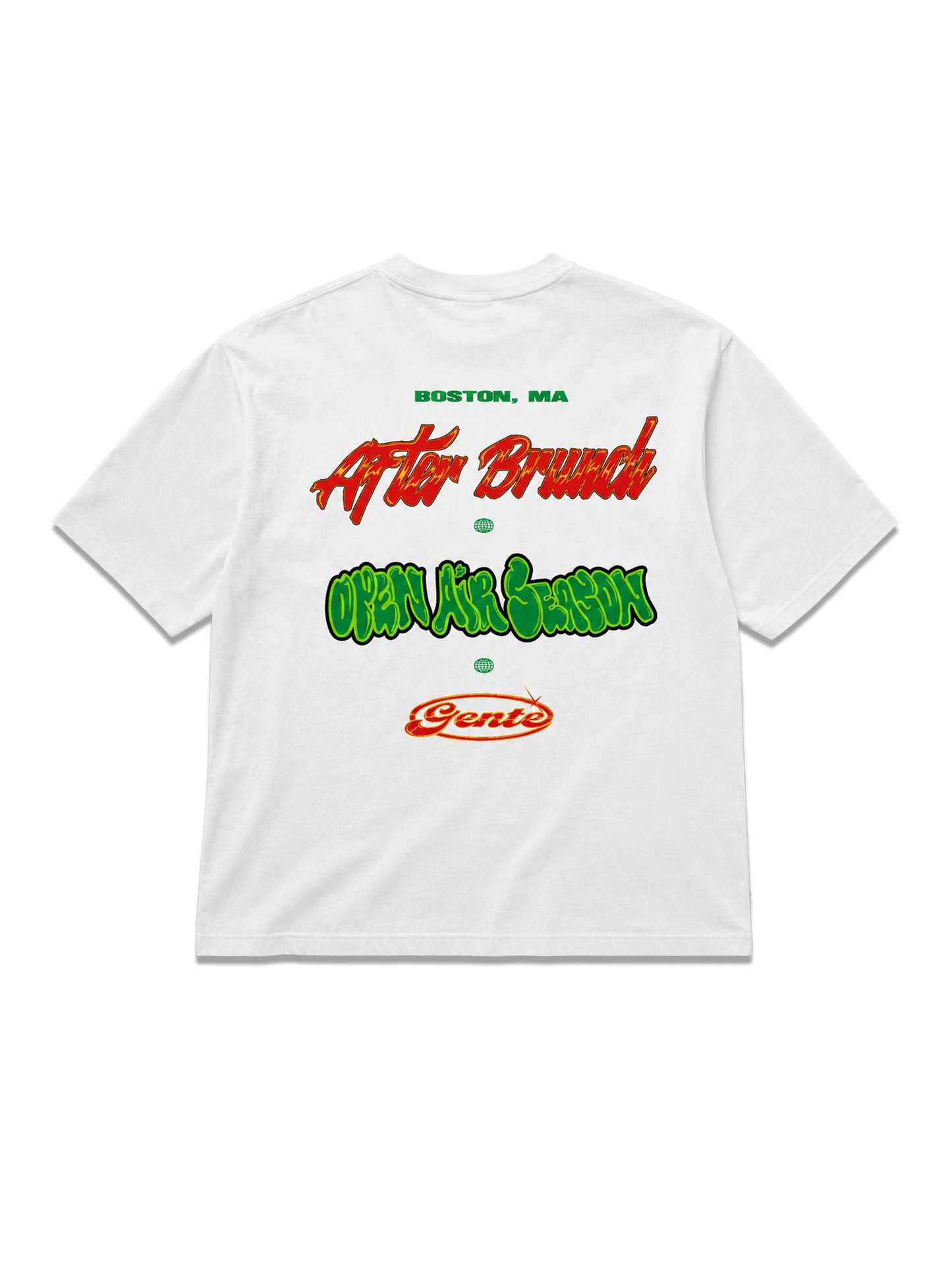 Gente x After Brunch - white tee