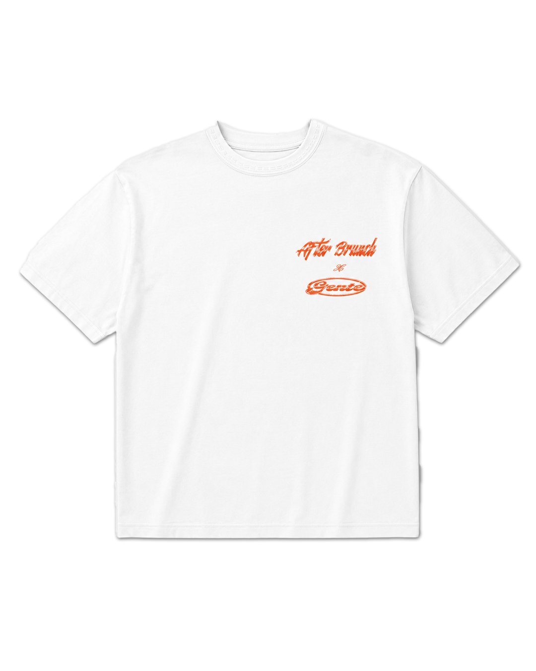 Gente x After Brunch - white tee